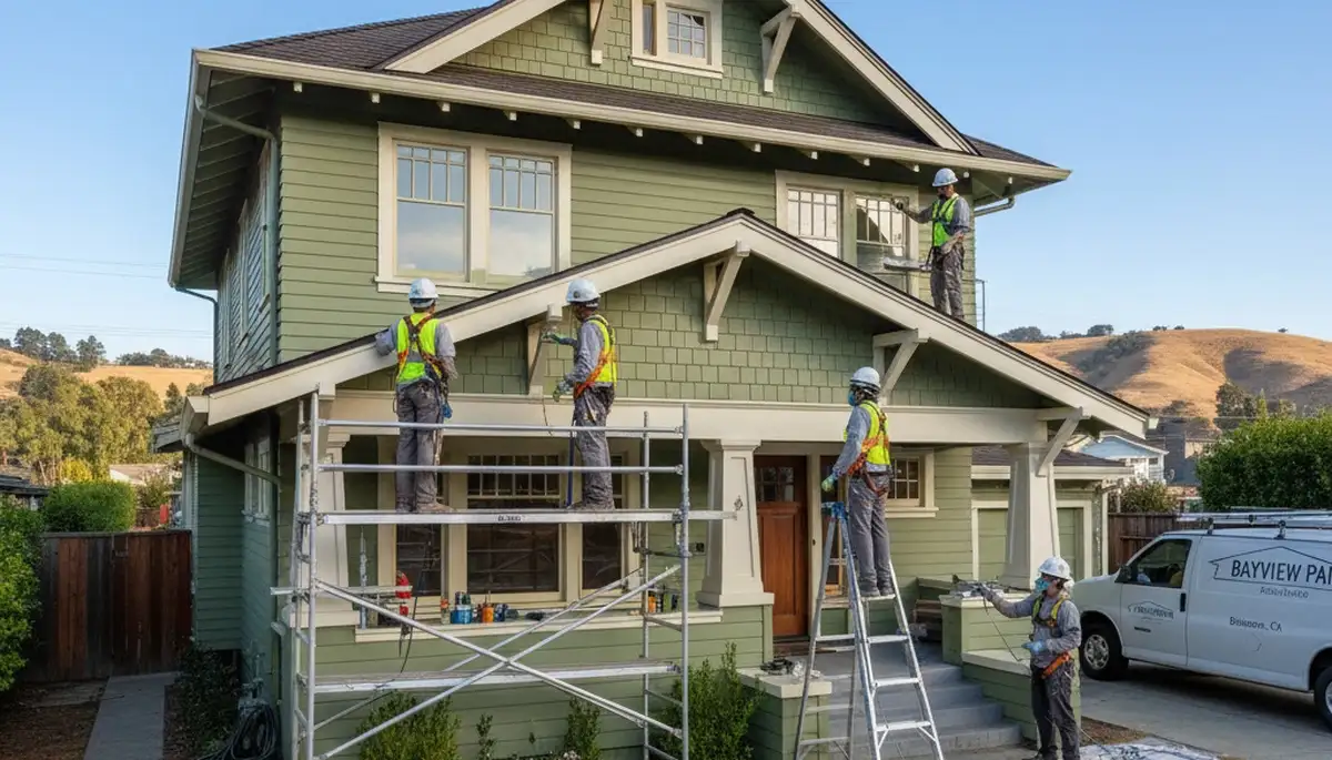 Professional painting services in San Mateo, CA for residential and commercial properties