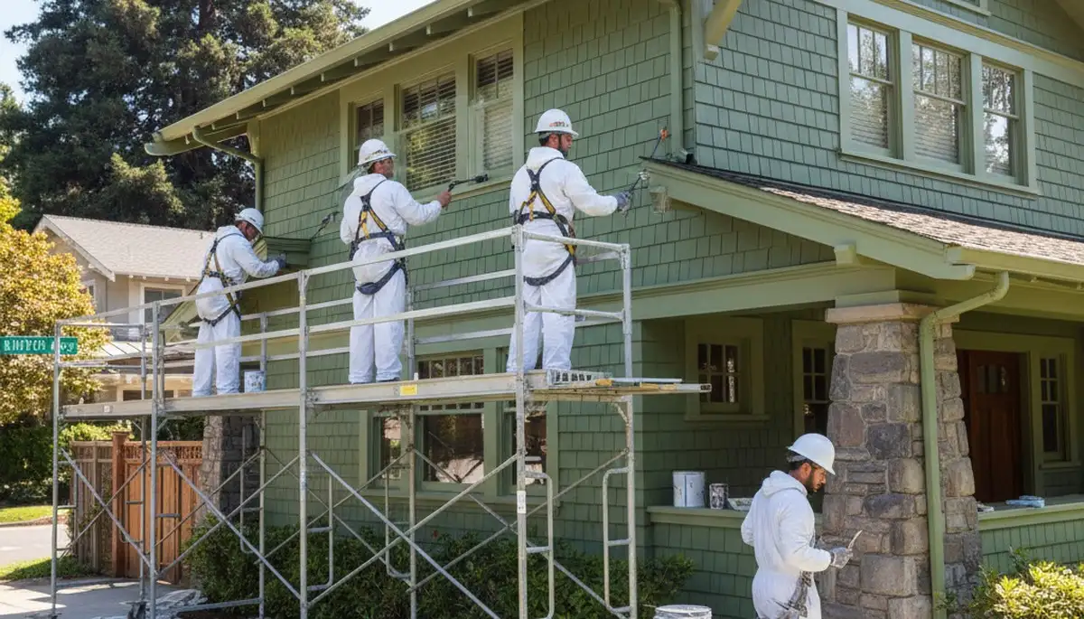 Professional painters serving San Mateo, CA with interior and exterior painting services