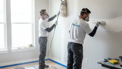 Drywall repair in San Mateo, CA by San Mateo Paint Pros, smooths cracked walls for painting