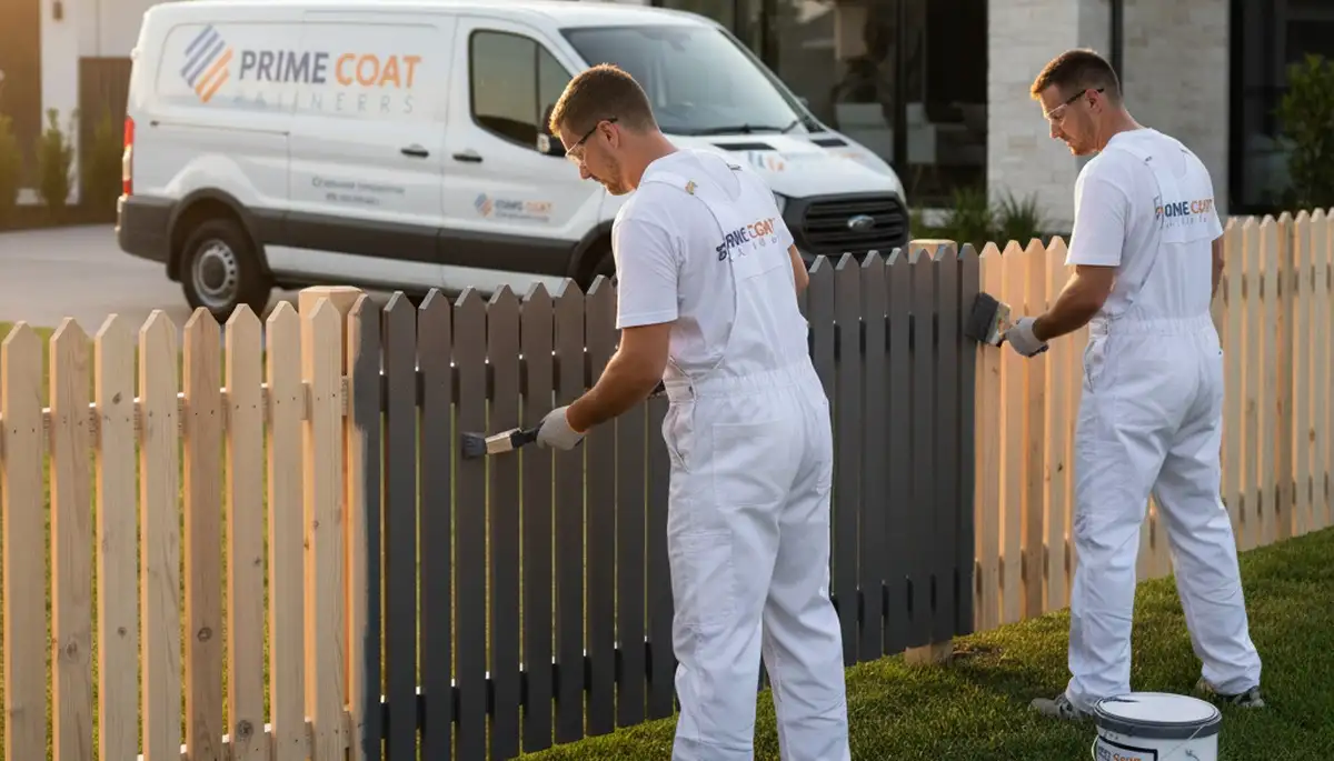 Fence painting in San Mateo, CA for durable, coastal protection