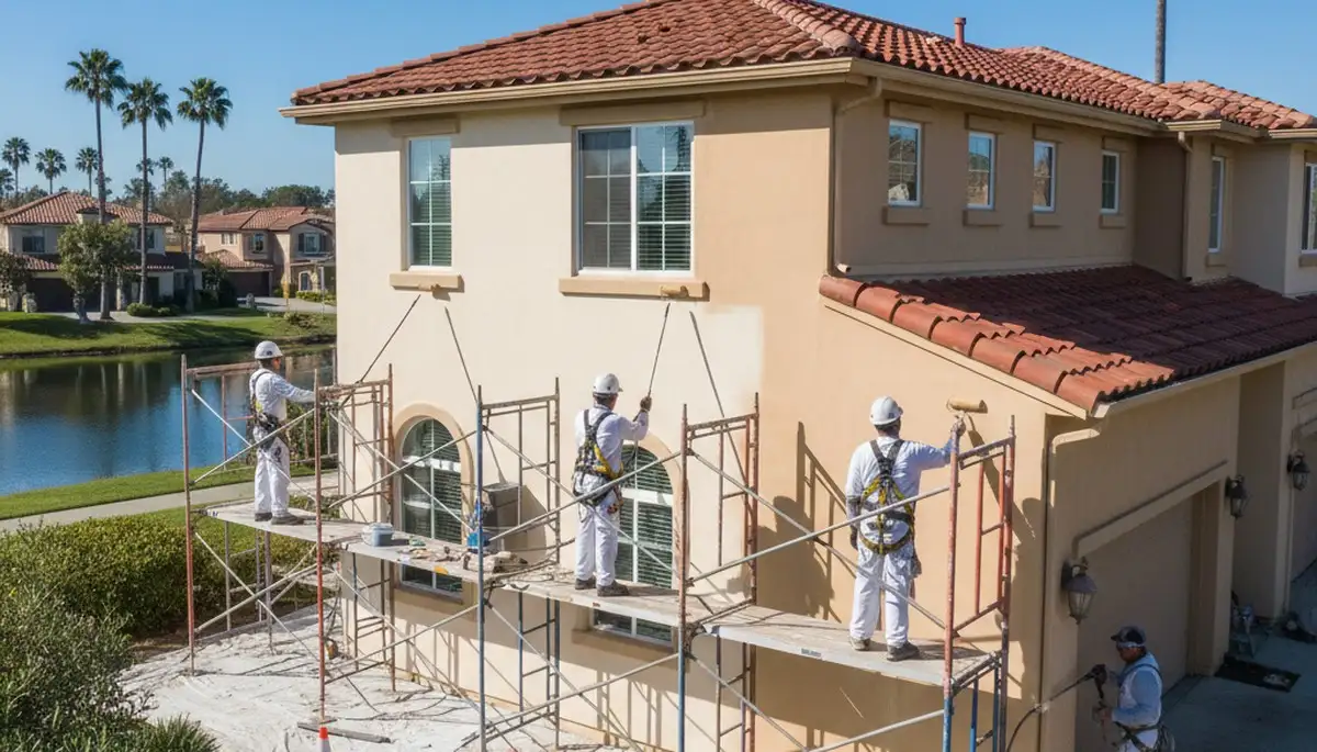 San Mateo, CA painting contractor providing professional interior and exterior house painting services
