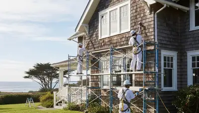 San Mateo, CA painting contractor providing professional interior and exterior house painting services