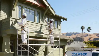 San Mateo, CA painting contractor on an area service page for professional interior and exterior painting