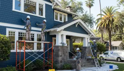 Professional painters in San Mateo, CA providing residential and commercial painting services