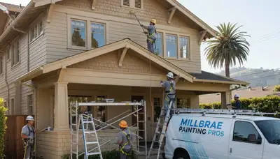 Painting company serving San Mateo, CA with professional interior and exterior painting services