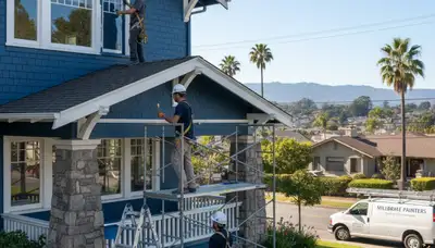 Professional painters serving San Mateo, CA for interior and exterior residential painting services