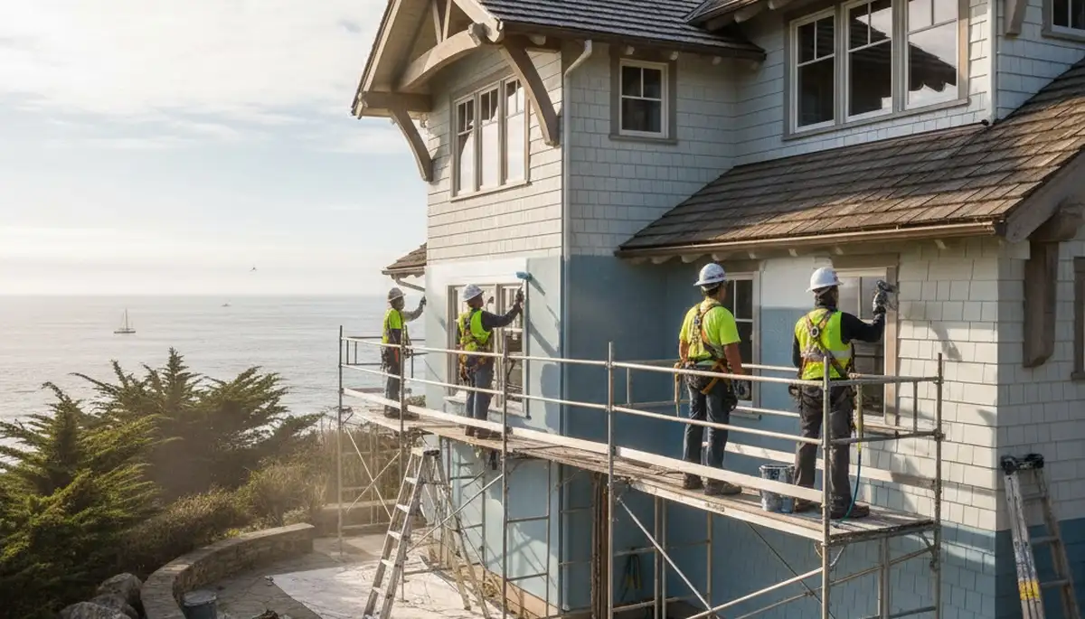 Professional house painting services in San Mateo, CA for interior and exterior projects