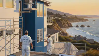 Professional painters serving San Mateo, CA with exterior and interior painting services