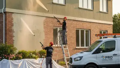 San Mateo, CA pressure cleaning for exterior surfaces by San Mateo Paint Pros