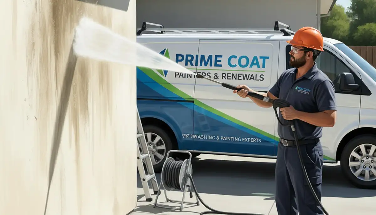 San Mateo, CA pressure cleaning for exterior surfaces before painting work