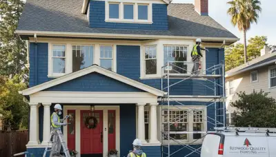 Painting contractor in San Mateo, CA providing professional interior and exterior painting services