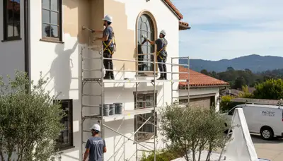 San Mateo, CA painting contractor providing professional interior and exterior painting services
