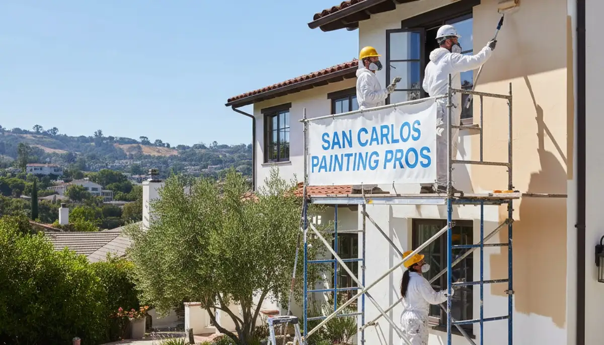 San Mateo, CA painters providing professional interior and exterior painting services