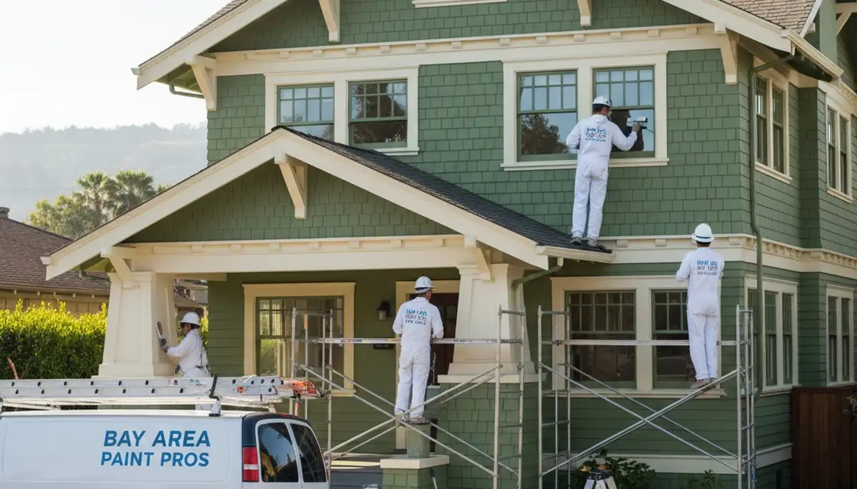 Professional painters providing interior and exterior painting services in San Mateo, CA