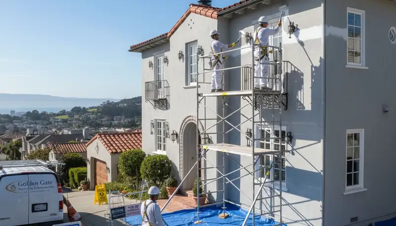 Professional painting services in San Mateo, CA for residential and commercial properties